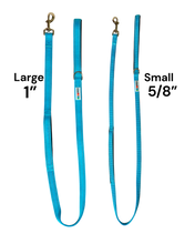 Load image into Gallery viewer, Reflective Nylon Leash with Padded Traffic Handle (5ft)