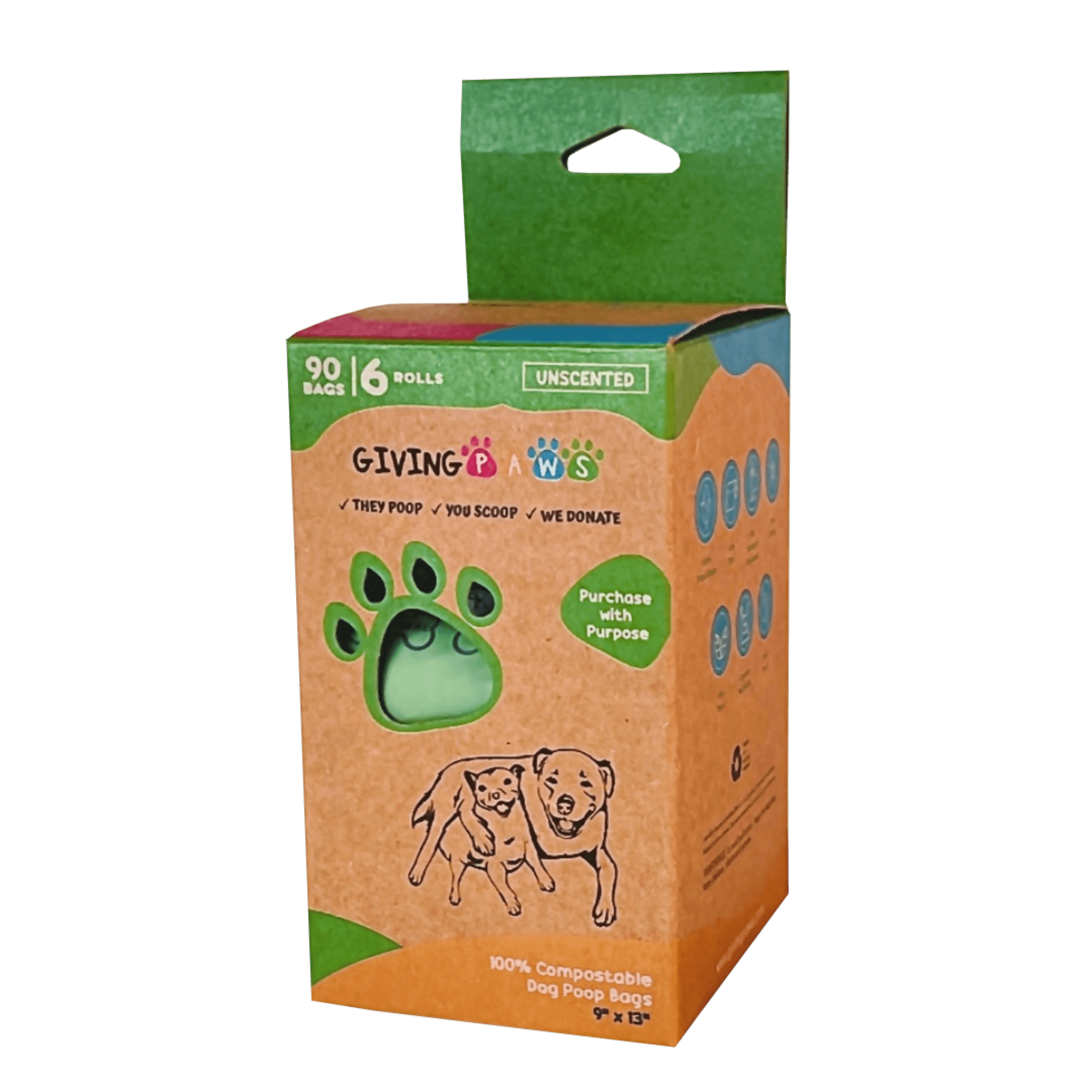 Compostable Dog Poop Bags Los Angeles, CA Giving Paws – GivingPaws