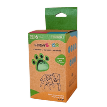 Load image into Gallery viewer, Compostable Dog Poop Bags - 6 rolls, 90 bags Poop Bags - dogs GivingPaws 

