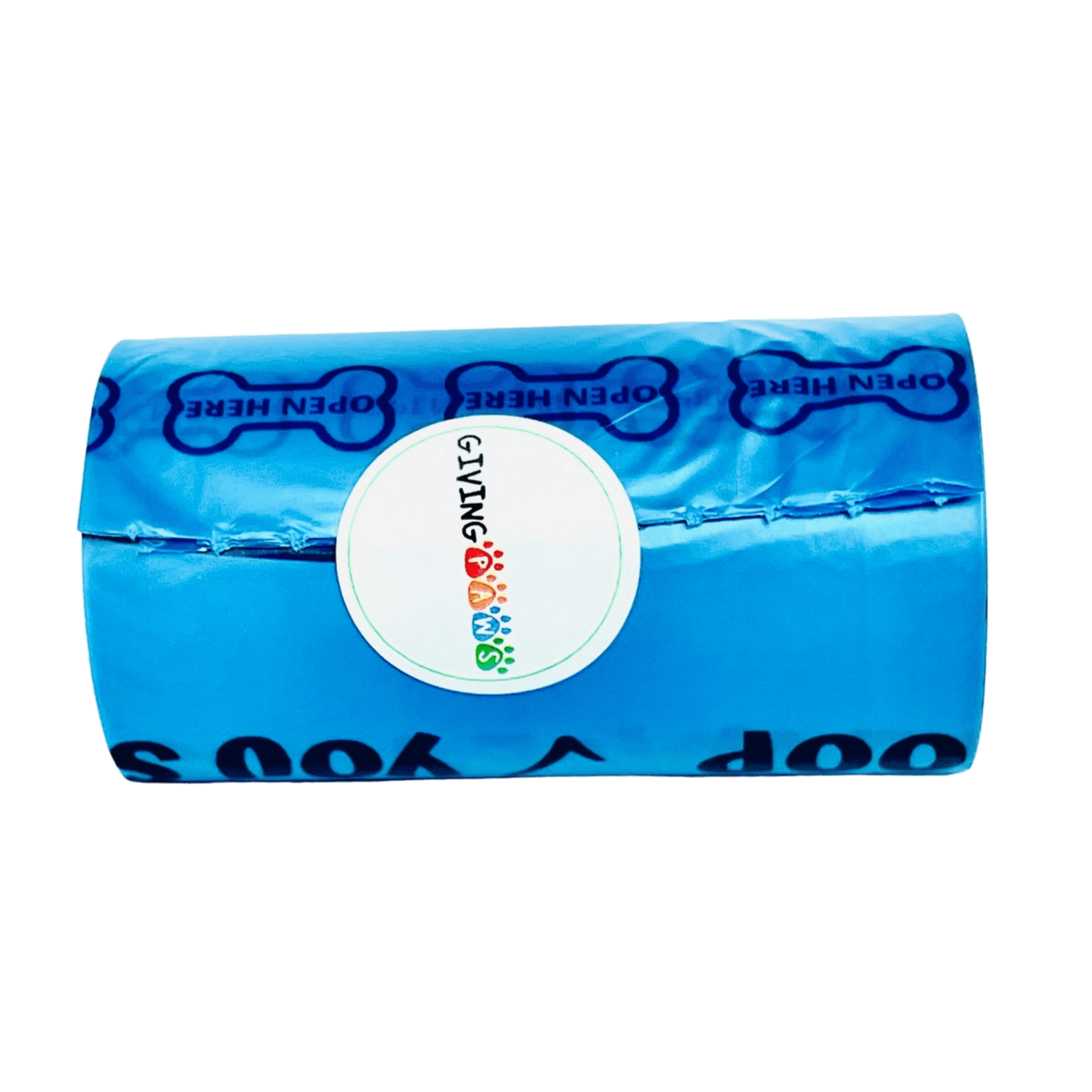 Earth Friendly Dog Poop Bags - 8 Rolls, 120 Bags Poop Bags - dogs GivingPaws