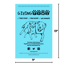 Load image into Gallery viewer, Earth Friendly Dog Poop Bags - 8 Rolls, 120 Bags Poop Bags - dogs GivingPaws