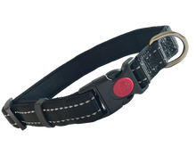 Load image into Gallery viewer, Reflective Padded Nylon Dog Collar