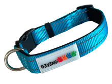 Load image into Gallery viewer, Reflective Padded Nylon Dog Collar