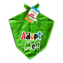 Load image into Gallery viewer, "Adopt Me" Dog Bandana