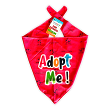 Load image into Gallery viewer, "Adopt Me" Dog Bandana