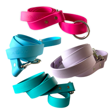 Load image into Gallery viewer, Bright & Bold Vegan Leather Leashes (5 ft)