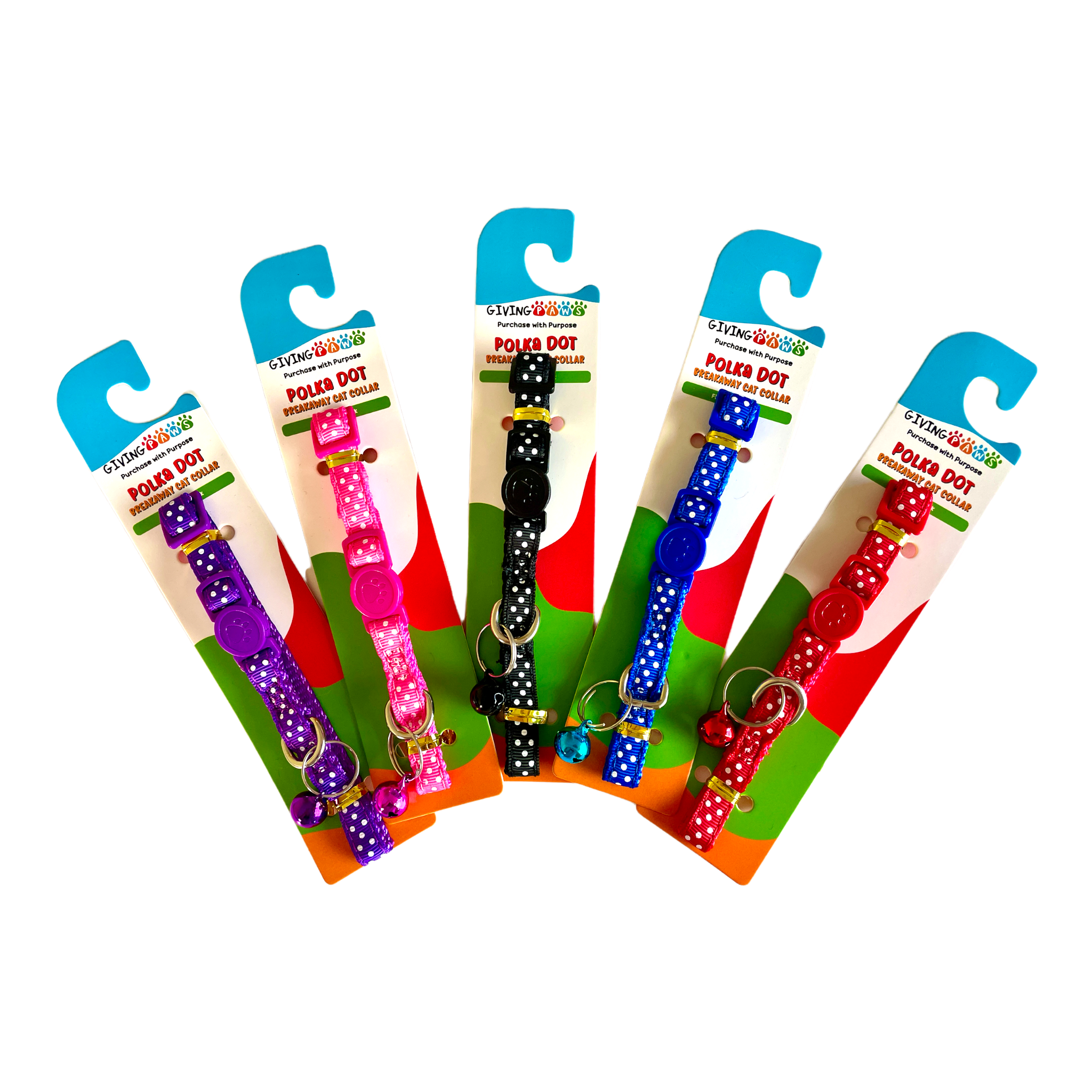 Polka Dot Cat Collar (3/8