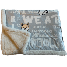 Load image into Gallery viewer, Plush Sherpa Blanket - We Are Dogs Blankets - dogs GivingPaws