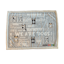 Load image into Gallery viewer, Plush Sherpa Blanket - We Are Dogs Blankets - dogs GivingPaws
