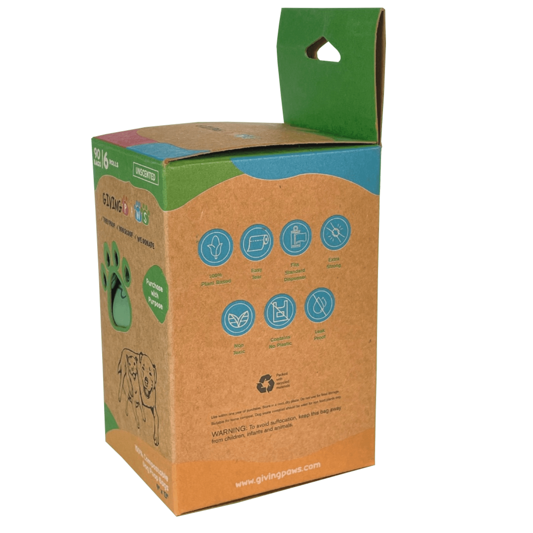 Compostable Dog Poop Bags | Los Angeles, CA | Giving Paws