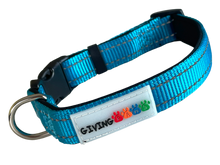 Load image into Gallery viewer, Reflective Padded Nylon Dog Collar
